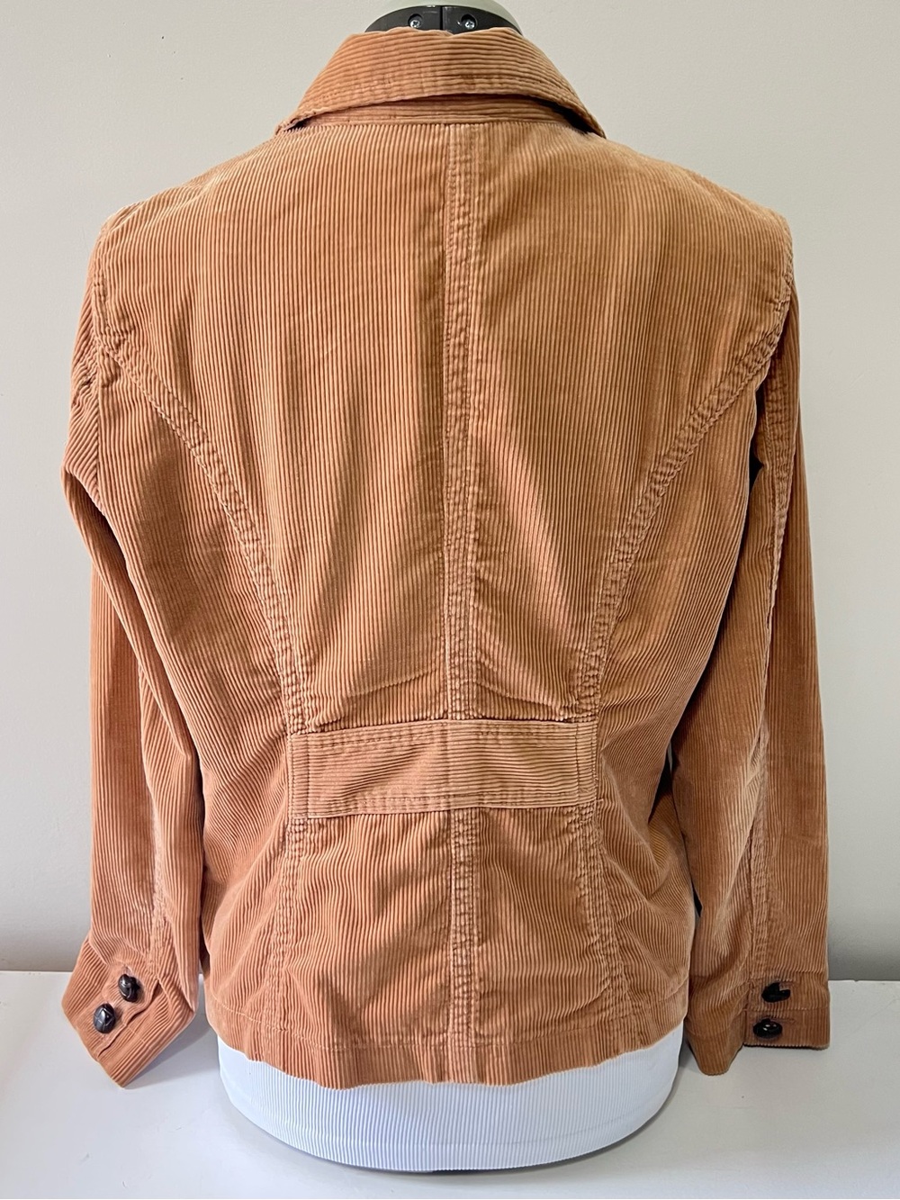 Jessica Corduroy Blazer Jacket Size 8 Tan Brown Vintage 90's Casual Blazer - Picture 7 of 12